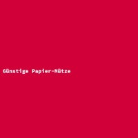Günstige Papier-Mütze