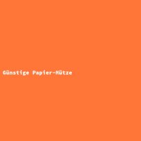 Günstige Papier-Mütze