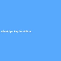 Günstige Papier-Mütze