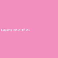 Elegante Beton-Brille
