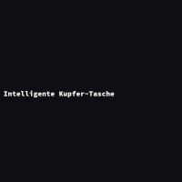 Intelligente Kupfer-Tasche
