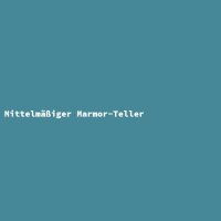 Mittelmäßiger Marmor-Teller