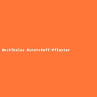 Rustikales Kunststoff-Pflaster