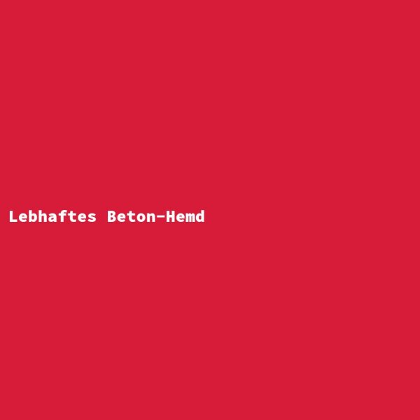 Lebhaftes Beton-Hemd