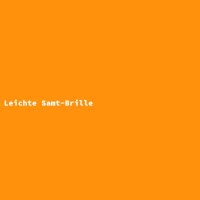 Leichte Samt-Brille