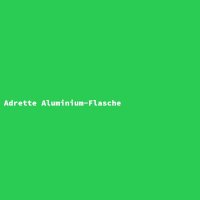 Adrette Aluminium-Flasche