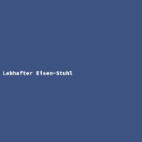 Lebhafter Eisen-Stuhl