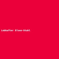 Lebhafter Eisen-Stuhl