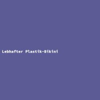 Lebhafter Plastik-Bikini