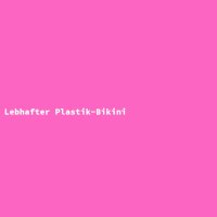 Lebhafter Plastik-Bikini