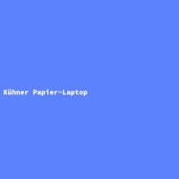 Kühner Papier-Laptop