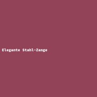 Elegante Stahl-Zange
