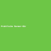 Praktische Marmor-Uhr